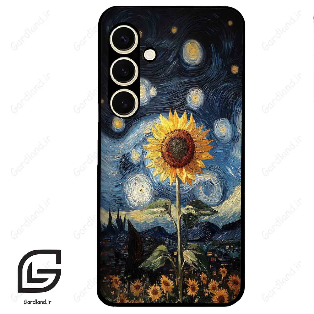 قاب گوشی سامسونگ اس 24 نرمال (Galaxy S24 5G ) طرح افتابگردان کد 2652
