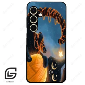 قاب گوشی سامسونگ اس 24 نرمال (Galaxy S24 5G ) طرح گربه کد 2654