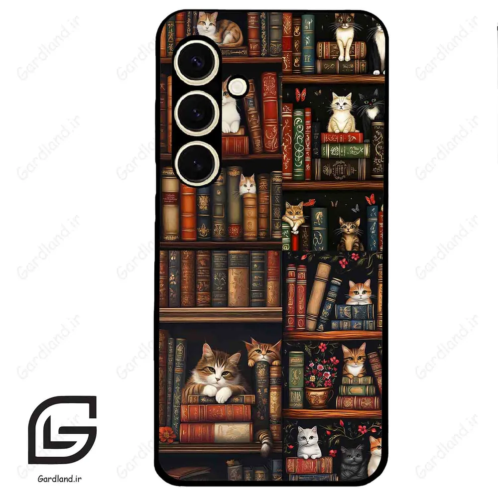 قاب گوشی سامسونگ اس 24 نرمال (Galaxy S24 5G ) طرح کتابخانه کد 2675