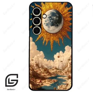 قاب گوشی سامسونگ اس 24 نرمال (Galaxy S24 5G ) طرح خورشید کد 2694