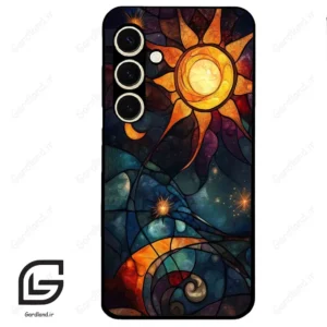 قاب گوشی سامسونگ اس 24 نرمال (Galaxy S24 5G ) طرح خورشید کد 2707