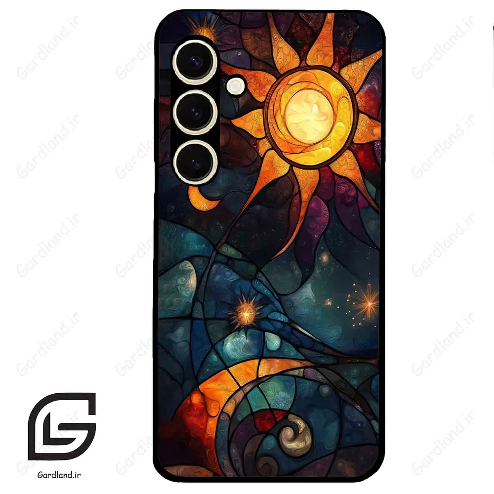 قاب گوشی سامسونگ اس 24 نرمال (Galaxy S24 5G ) طرح خورشید کد 2707