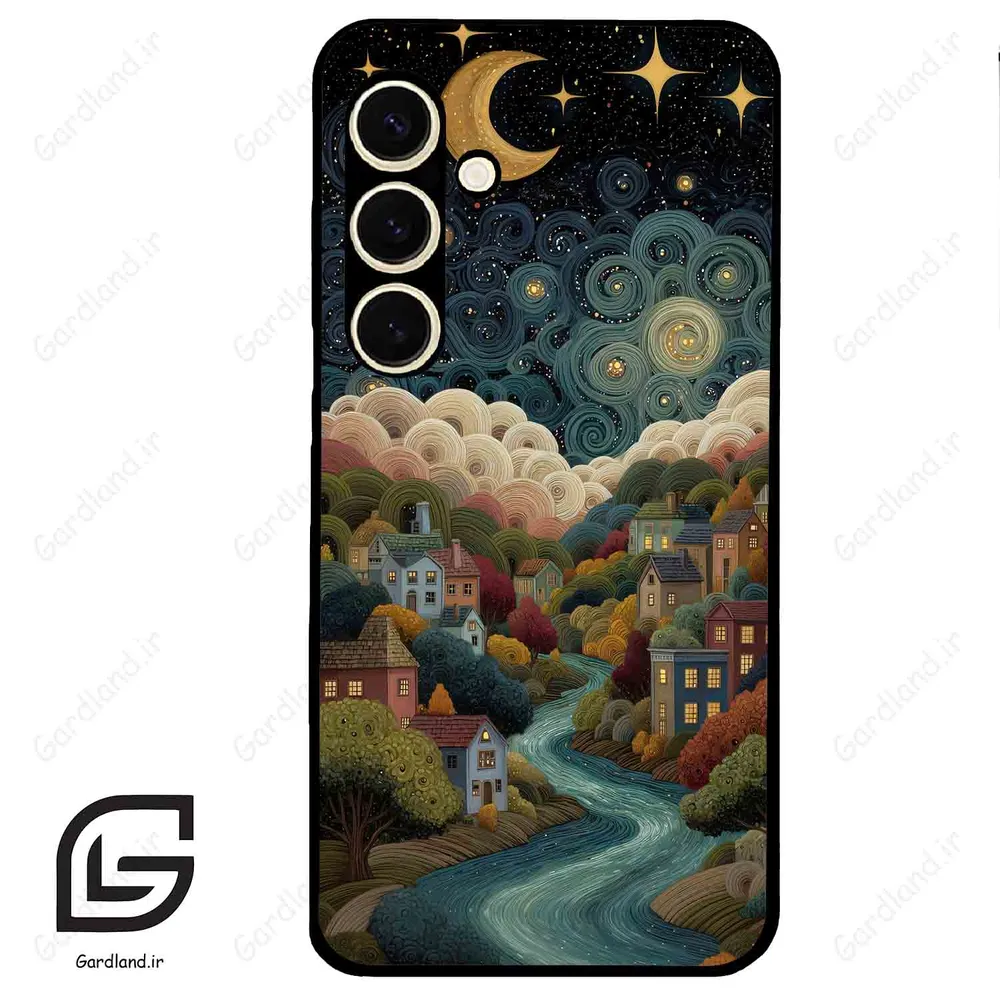 قاب گوشی سامسونگ اس 24 نرمال (Galaxy S24 5G ) طرح دهکده کد 2736