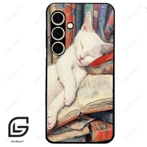 قاب گوشی سامسونگ اس 24 نرمال (Galaxy S24 5G ) طرح گربه کد 2758