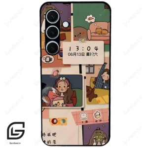 قاب گوشی سامسونگ اس 24 پلاس (Galaxy S24 Plus ) طرح دخترانه کد 2254