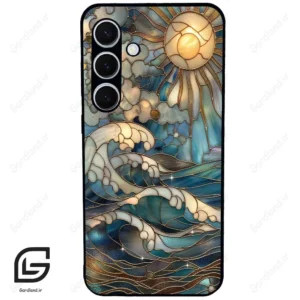 قاب گوشی سامسونگ اس 24 پلاس (Galaxy S24 Plus ) طرح شیشه کد 2393