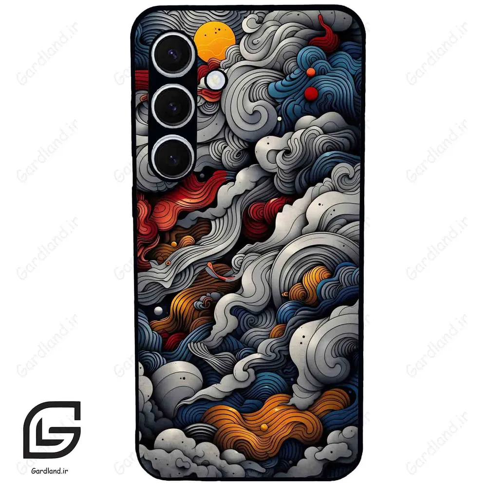 قاب گوشی سامسونگ اس 24 پلاس (Galaxy S24 Plus ) طرح ابرنگی کد 2448