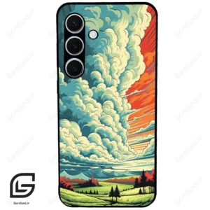 قاب گوشی سامسونگ اس 24 پلاس (Galaxy S24 Plus ) طرح ابرنگی کد 2491