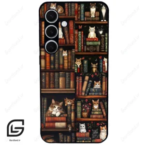 قاب گوشی سامسونگ اس 24 پلاس (Galaxy S24 Plus ) طرح کتابخانه کد 2675