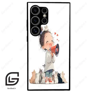 قاب گوشی سامسونگ اس 24 اولترا (Galaxy S24 Ultra ) طرح دخترانه کد 2027