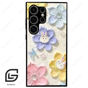 قاب گوشی سامسونگ اس 24 اولترا (Galaxy S24 Ultra ) طرح گل کد 2046