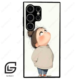 قاب گوشی سامسونگ اس 24 اولترا (Galaxy S24 Ultra ) طرح دختر کد 2057