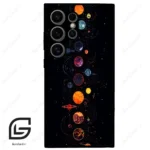 قاب گوشی سامسونگ اس 24 اولترا (Galaxy S24 Ultra ) طرح کهکشان کد 2062