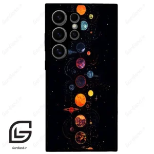 قاب گوشی سامسونگ اس 24 اولترا (Galaxy S24 Ultra ) طرح کهکشان کد 2062