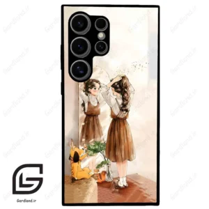 قاب گوشی سامسونگ اس 24 اولترا (Galaxy S24 Ultra ) طرح دخترانه کد 2078