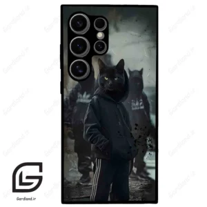 قاب گوشی سامسونگ اس 24 اولترا (Galaxy S24 Ultra ) طرح گربه کد 2091