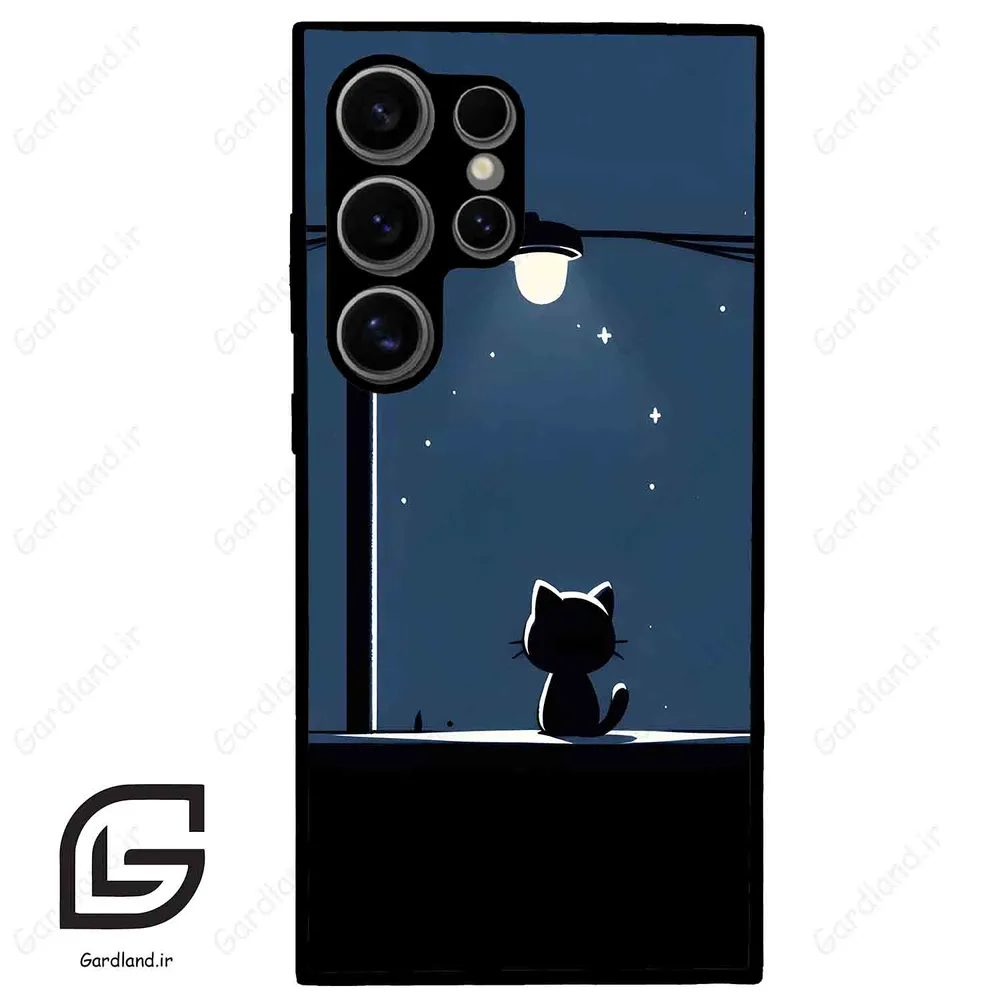 قاب گوشی سامسونگ اس 24 اولترا (Galaxy S24 Ultra ) طرح گربه کد 2098