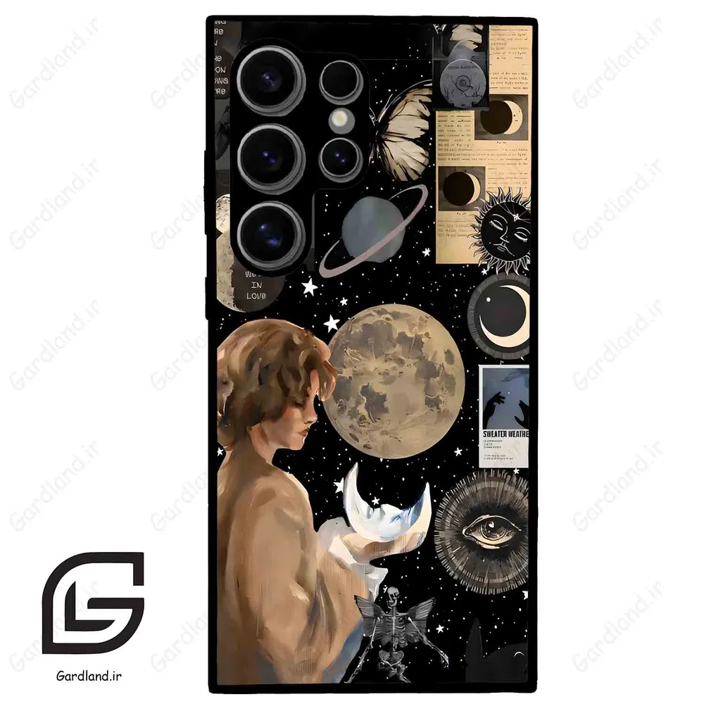 قاب گوشی سامسونگ اس 24 اولترا (Galaxy S24 Ultra ) طرح دخترانه کد 2111