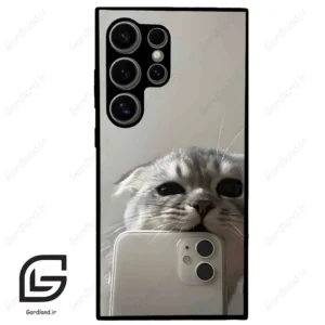 قاب گوشی سامسونگ اس 24 اولترا (Galaxy S24 Ultra ) طرح گربه کد 2246
