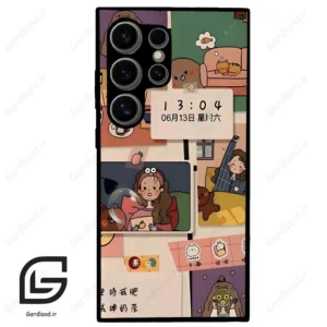 قاب گوشی سامسونگ اس 24 اولترا (Galaxy S24 Ultra ) طرح دخترانه کد 2254