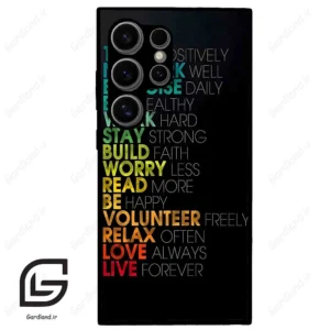 قاب گوشی سامسونگ اس 24 اولترا (Galaxy S24 Ultra ) طرح متن کد 2332
