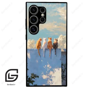 قاب گوشی سامسونگ اس 24 اولترا (Galaxy S24 Ultra ) طرح گربه کد 2367