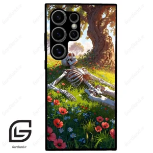 قاب گوشی سامسونگ اس 24 اولترا (Galaxy S24 Ultra ) طرح اسکلت کد 2371