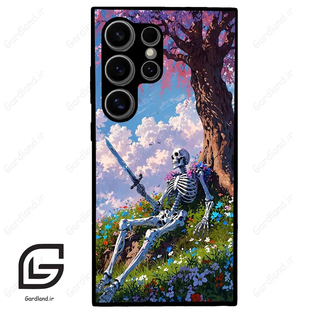 قاب گوشی سامسونگ اس 24 اولترا (Galaxy S24 Ultra ) طرح اسکلت کد 2372
