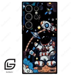 قاب گوشی سامسونگ اس 24 اولترا (Galaxy S24 Ultra ) طرح فضانورد کد 2392