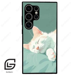 قاب گوشی سامسونگ اس 24 اولترا (Galaxy S24 Ultra ) طرح گربه کد 2403