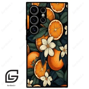 قاب گوشی سامسونگ اس 24 اولترا (Galaxy S24 Ultra ) طرح پرتقالی کد 2423