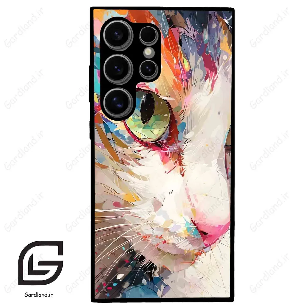 قاب گوشی سامسونگ اس 24 اولترا (Galaxy S24 Ultra ) طرح گربه کد 2437
