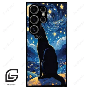 قاب گوشی سامسونگ اس 24 اولترا (Galaxy S24 Ultra ) طرح گربه کد 2438