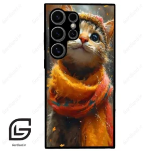 قاب گوشی سامسونگ اس 24 اولترا (Galaxy S24 Ultra ) طرح گربه کد 2440