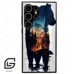 قاب گوشی سامسونگ اس 24 اولترا (Galaxy S24 Ultra ) طرح خرس کد 2449