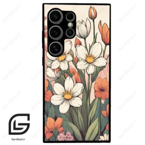قاب گوشی سامسونگ اس 24 اولترا (Galaxy S24 Ultra ) طرح گل کد 2475