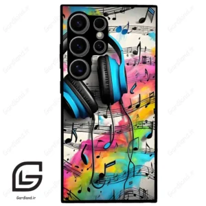 قاب گوشی سامسونگ اس 24 اولترا (Galaxy S24 Ultra ) طرح موسیقی کد 2482