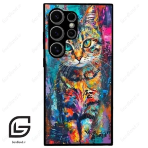 قاب گوشی سامسونگ اس 24 اولترا (Galaxy S24 Ultra ) طرح گربه کد 2488