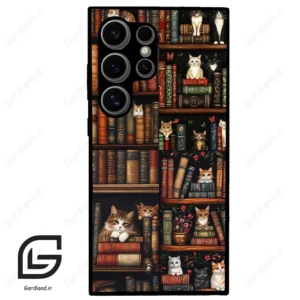 قاب گوشی سامسونگ اس 24 اولترا (Galaxy S24 Ultra ) طرح کتابخانه کد 2532