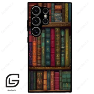 قاب گوشی سامسونگ اس 24 اولترا (Galaxy S24 Ultra ) طرح کتابخانه کد 2538