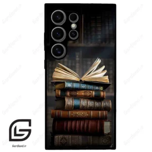 قاب گوشی سامسونگ اس 24 اولترا (Galaxy S24 Ultra ) طرح کتابخانه کد 2539