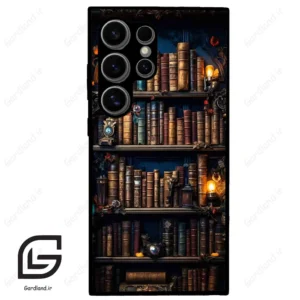 قاب گوشی سامسونگ اس 24 اولترا (Galaxy S24 Ultra ) طرح کتابخانه کد 2541
