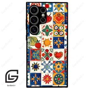 قاب گوشی سامسونگ اس 24 اولترا (Galaxy S24 Ultra ) طرح کاشی کد 2594