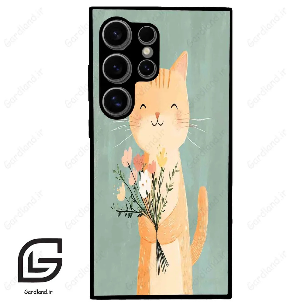 قاب گوشی سامسونگ اس 24 اولترا (Galaxy S24 Ultra ) طرح گربه کد 2619