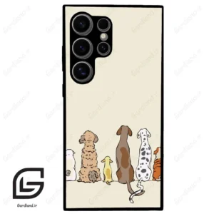 قاب گوشی سامسونگ اس 24 اولترا (Galaxy S24 Ultra ) طرح سگ کد 2630