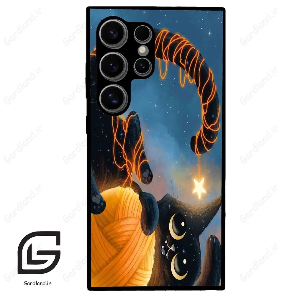 قاب گوشی سامسونگ اس 24 اولترا (Galaxy S24 Ultra ) طرح گربه کد 2654