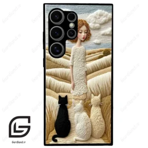 قاب گوشی سامسونگ اس 24 اولترا (Galaxy S24 Ultra ) طرح دخترانه کد 2679