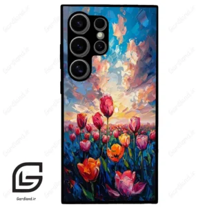قاب گوشی سامسونگ اس 24 اولترا (Galaxy S24 Ultra ) طرح گل کد 2687