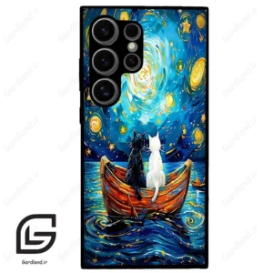 قاب گوشی سامسونگ اس 24 اولترا (Galaxy S24 Ultra ) طرح گربه کد 2727