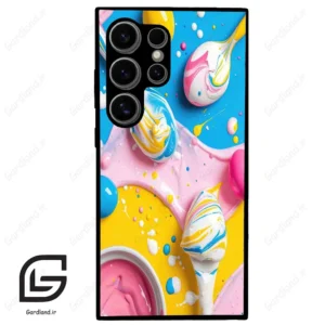 قاب گوشی سامسونگ اس 24 اولترا (Galaxy S24 Ultra ) طرح رنگارنگ کد 2793